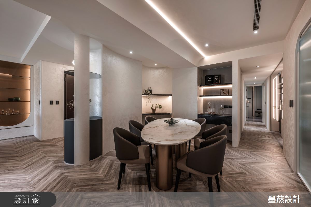 40坪新成屋(5年以下)＿現代風餐廳案例圖片＿墨䔳設計/墨璞情境＿墨䔳_太子咸亨之7