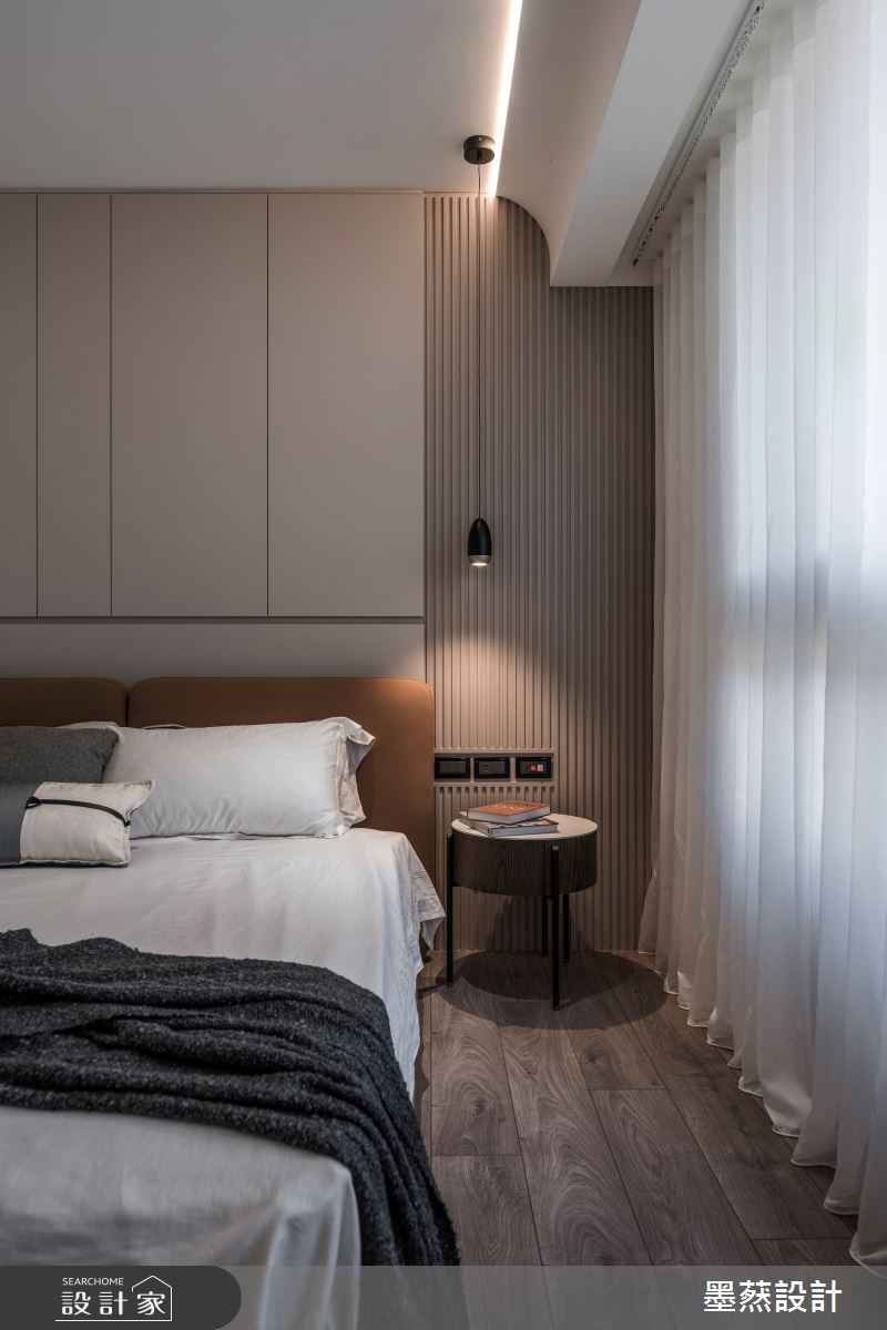 40坪新成屋(5年以下)＿現代風臥室案例圖片＿墨䔳設計/墨璞情境＿墨䔳_太子咸亨之15