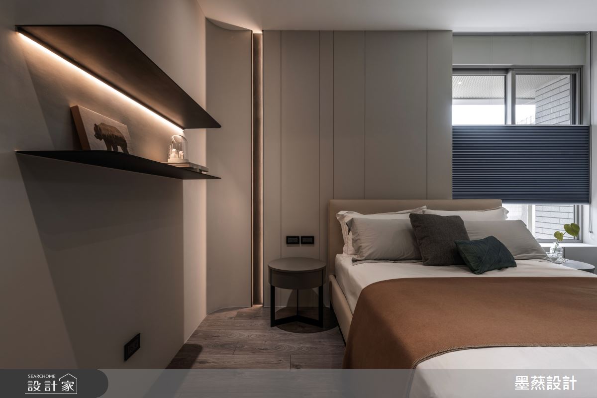 40坪新成屋(5年以下)＿現代風臥室案例圖片＿墨䔳設計/墨璞情境＿墨䔳_太子咸亨之13