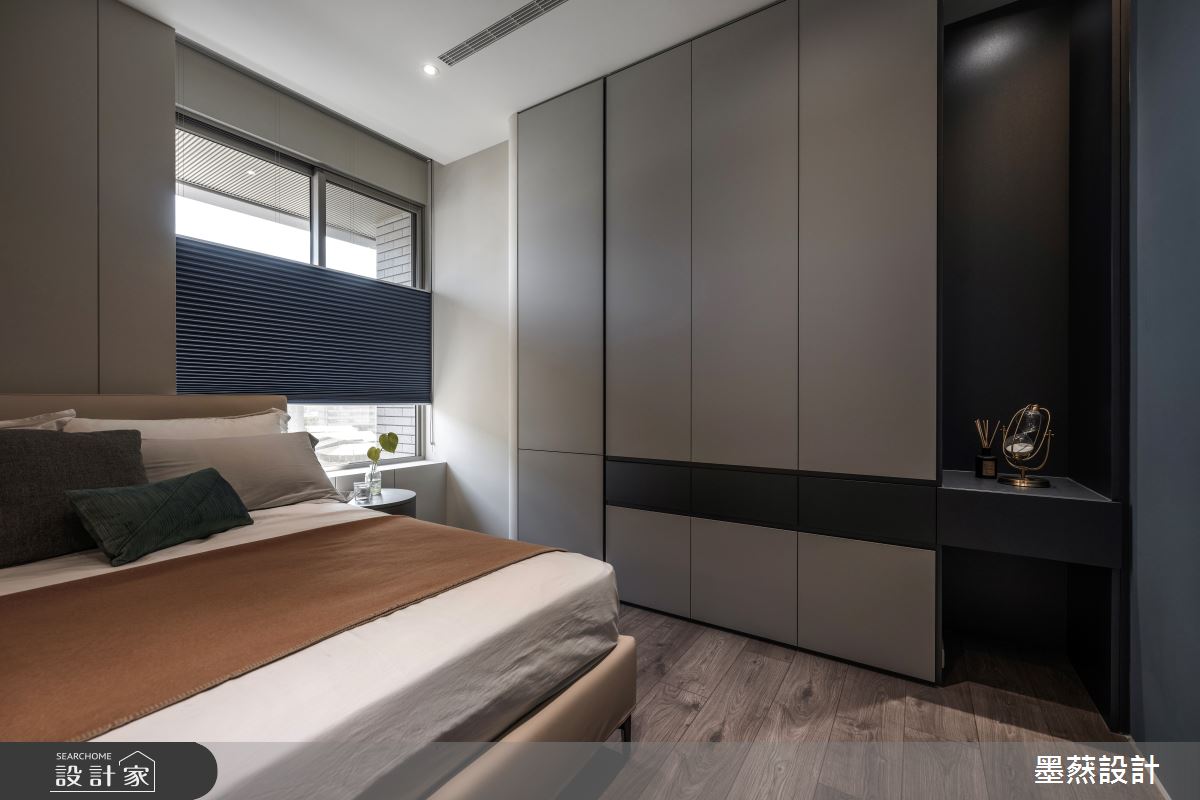 40坪新成屋(5年以下)＿現代風臥室案例圖片＿墨䔳設計/墨璞情境＿墨䔳_太子咸亨之12