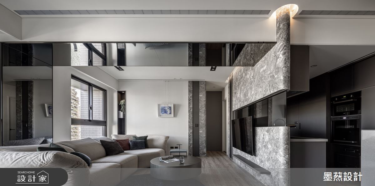 22坪新成屋(5年以下)＿現代風客廳案例圖片＿墨䔳設計/墨璞情境＿墨䔳_雙橡園S1之3