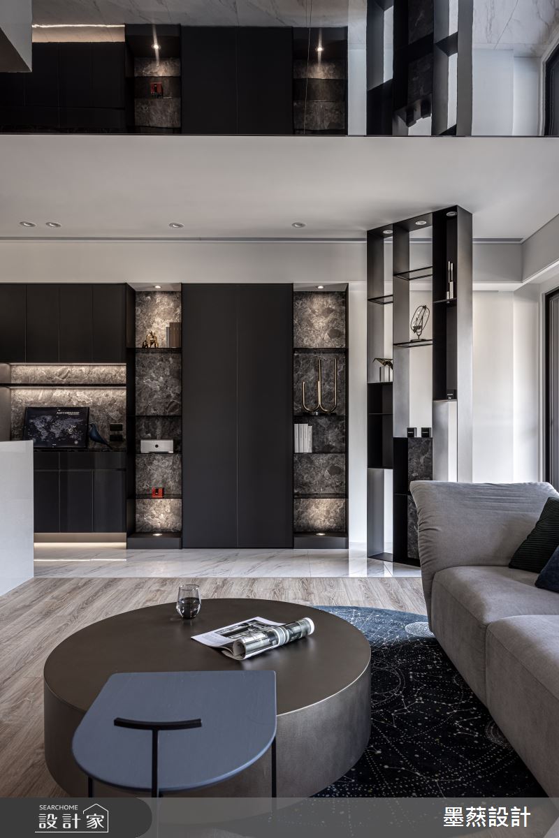 22坪新成屋(5年以下)＿現代風客廳案例圖片＿墨䔳設計/墨璞情境＿墨䔳_雙橡園S1之4