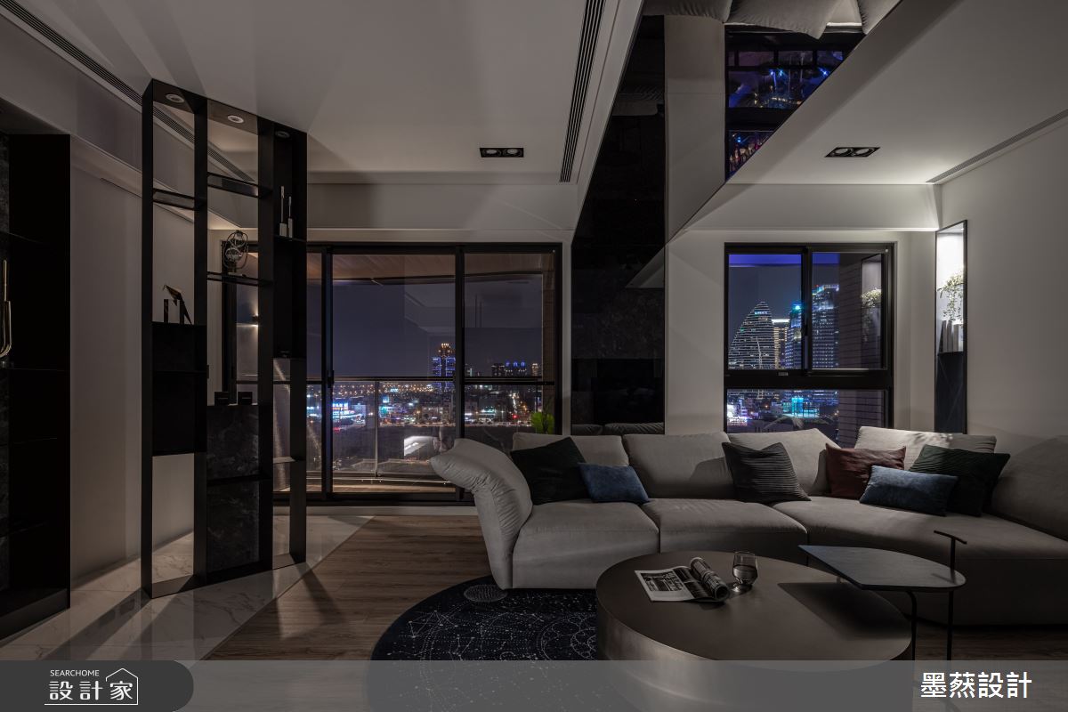 22坪新成屋(5年以下)＿現代風客廳案例圖片＿墨䔳設計/墨璞情境＿墨䔳_雙橡園S1之7