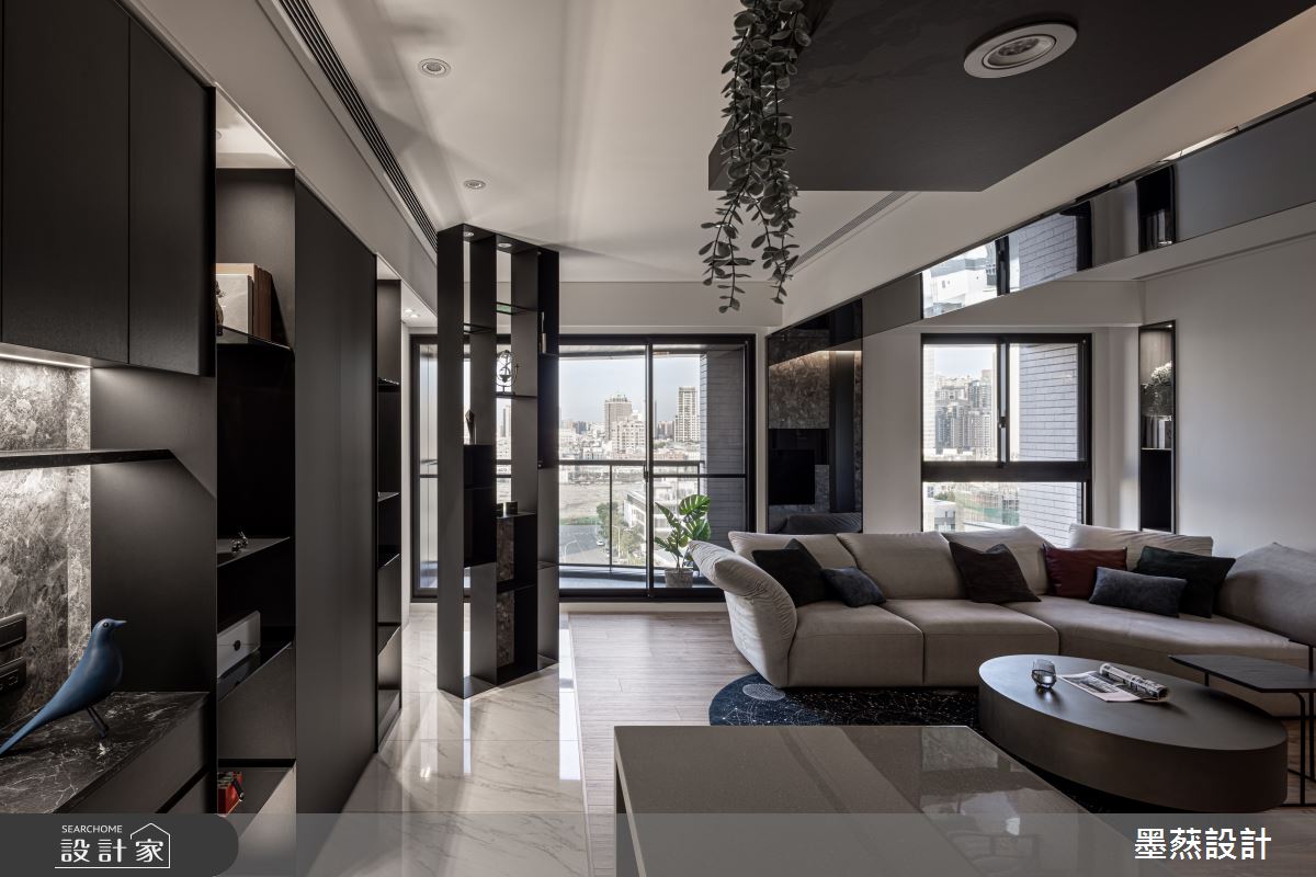 22坪新成屋(5年以下)＿現代風客廳中島案例圖片＿墨䔳設計/墨璞情境＿墨䔳_雙橡園S1之8