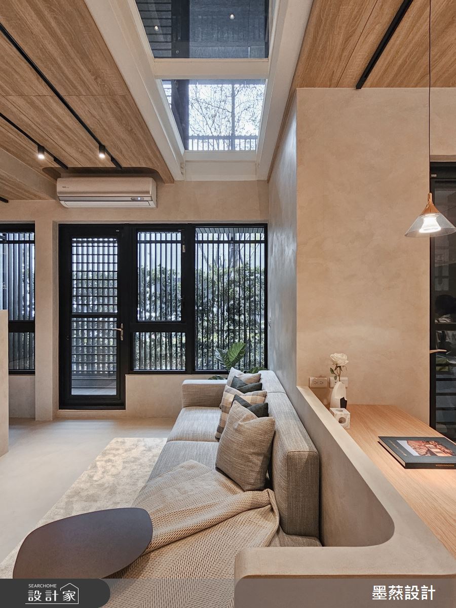 32坪新成屋(5年以下)＿現代風客廳書房案例圖片＿墨䔳設計/墨璞情境＿墨䔳_質樸寓意之7