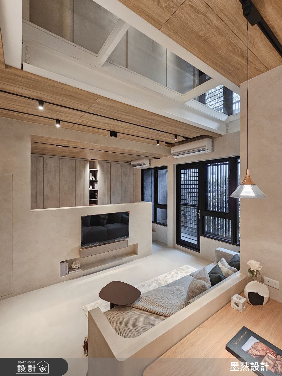 32坪新成屋(5年以下)＿現代風客廳書房案例圖片＿墨䔳設計/墨璞情境＿墨䔳_質樸寓意之6