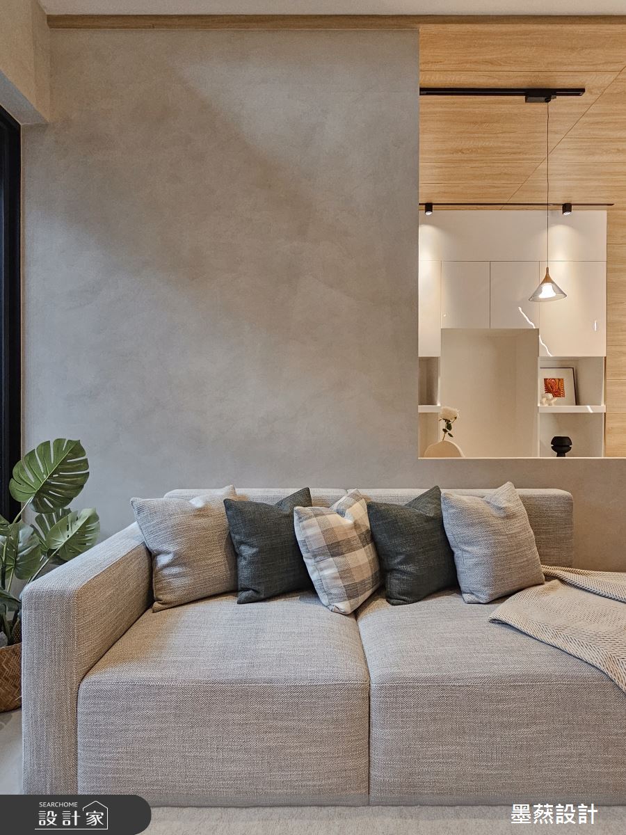 32坪新成屋(5年以下)＿現代風客廳案例圖片＿墨䔳設計/墨璞情境＿墨䔳_質樸寓意之9