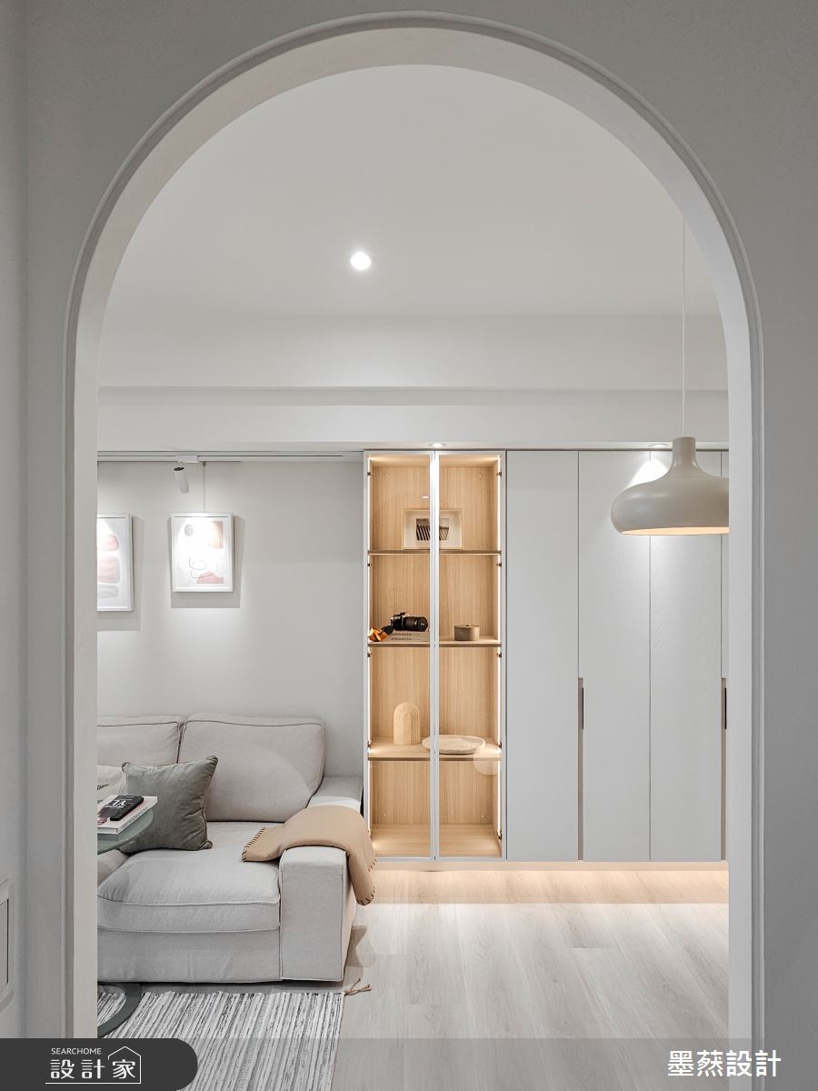 毛胚屋＿現代風客廳案例圖片＿墨䔳設計/墨璞情境＿墨䔳_H宅之9