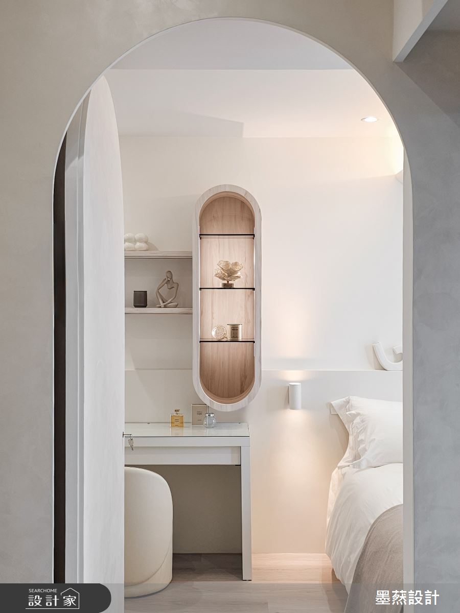 毛胚屋＿現代風臥室案例圖片＿墨䔳設計/墨璞情境＿墨䔳_H宅之16