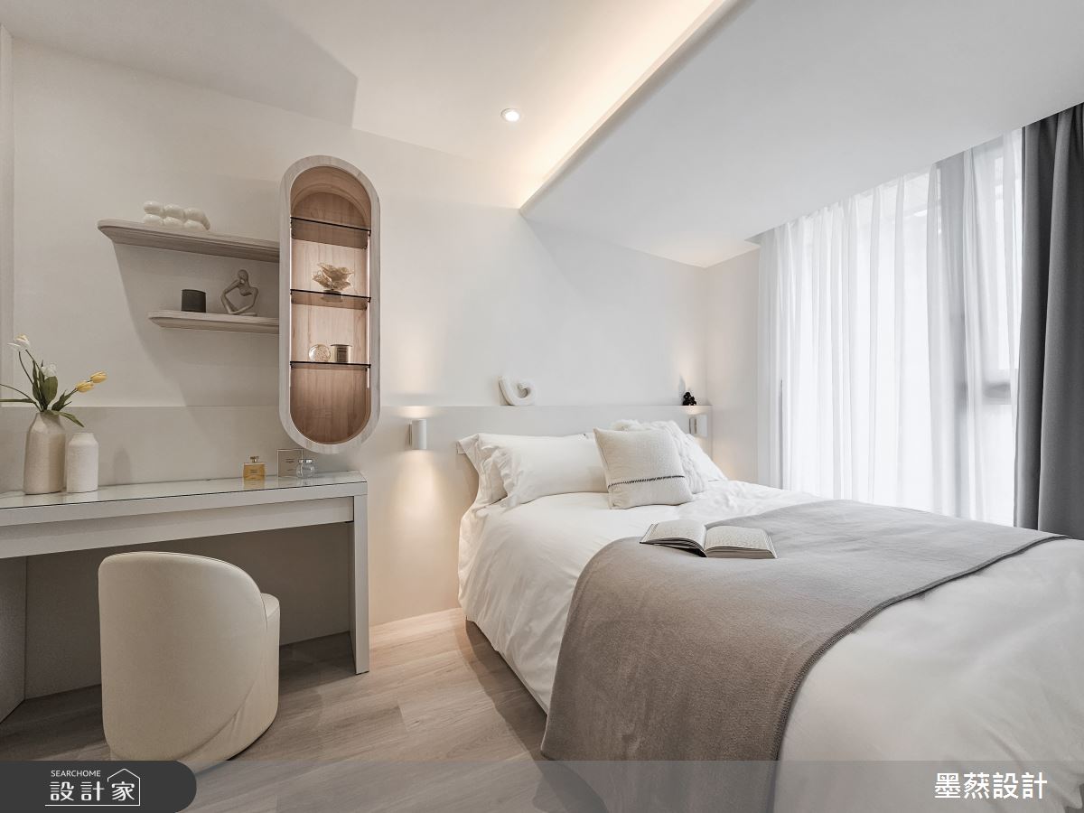 毛胚屋＿現代風臥室案例圖片＿墨䔳設計/墨璞情境＿墨䔳_H宅之17