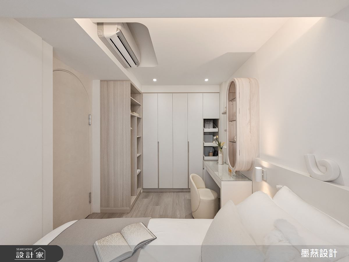 毛胚屋＿現代風臥室案例圖片＿墨䔳設計/墨璞情境＿墨䔳_H宅之19