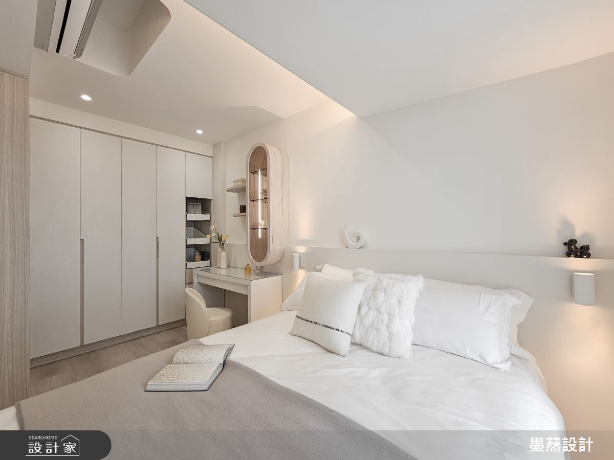 毛胚屋＿現代風臥室案例圖片＿墨䔳設計/墨璞情境＿墨䔳_H宅之20