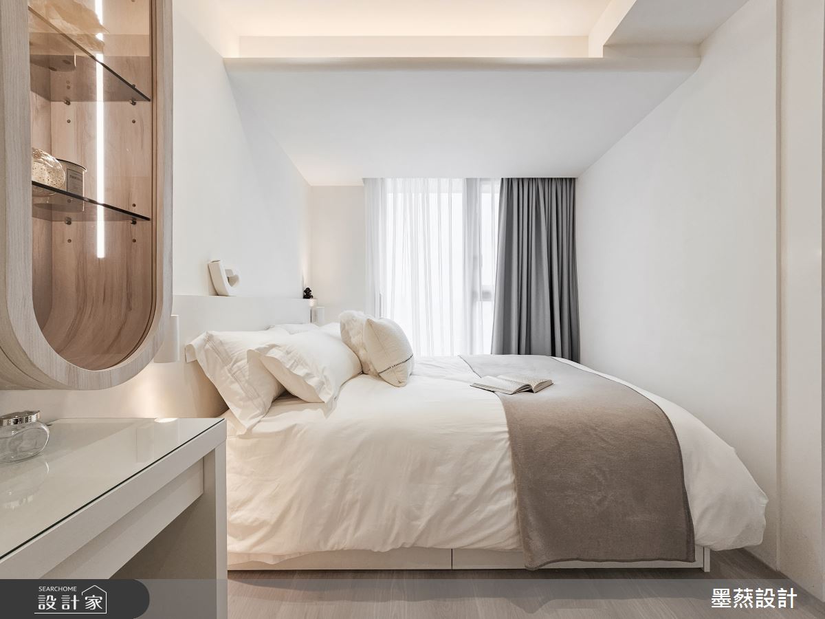 毛胚屋＿現代風臥室案例圖片＿墨䔳設計/墨璞情境＿墨䔳_H宅之18