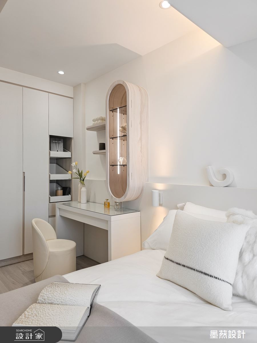 毛胚屋＿現代風臥室案例圖片＿墨䔳設計/墨璞情境＿墨䔳_H宅之21