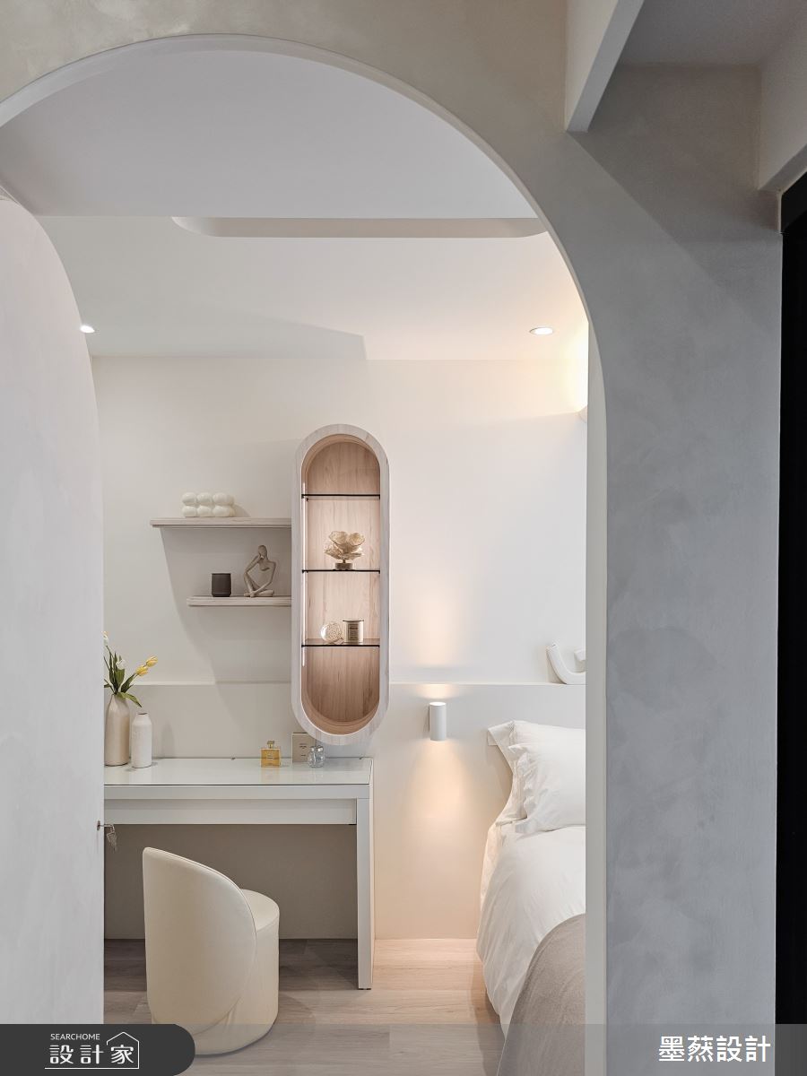 毛胚屋＿現代風臥室案例圖片＿墨䔳設計/墨璞情境＿墨䔳_H宅之22