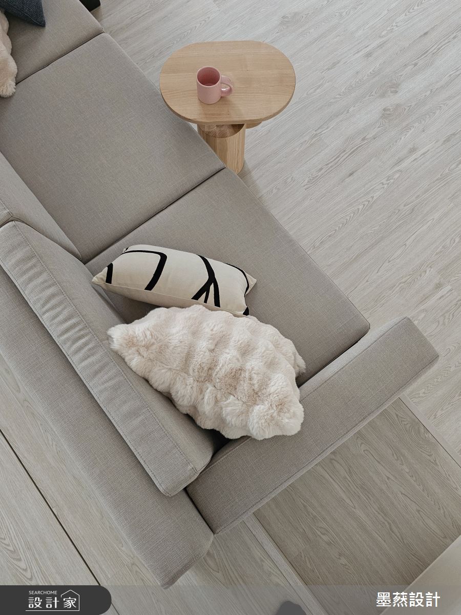 16坪毛胚屋＿現代風客廳案例圖片＿墨䔳設計/墨璞情境＿墨䔳_適恬居所之12