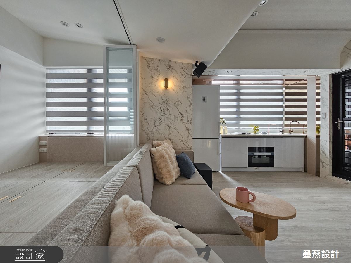 16坪毛胚屋＿現代風客廳廚房多功能室案例圖片＿墨䔳設計/墨璞情境＿墨䔳_適恬居所之14