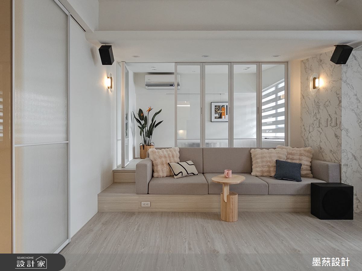 16坪毛胚屋＿現代風客廳案例圖片＿墨䔳設計/墨璞情境＿墨䔳_適恬居所之10