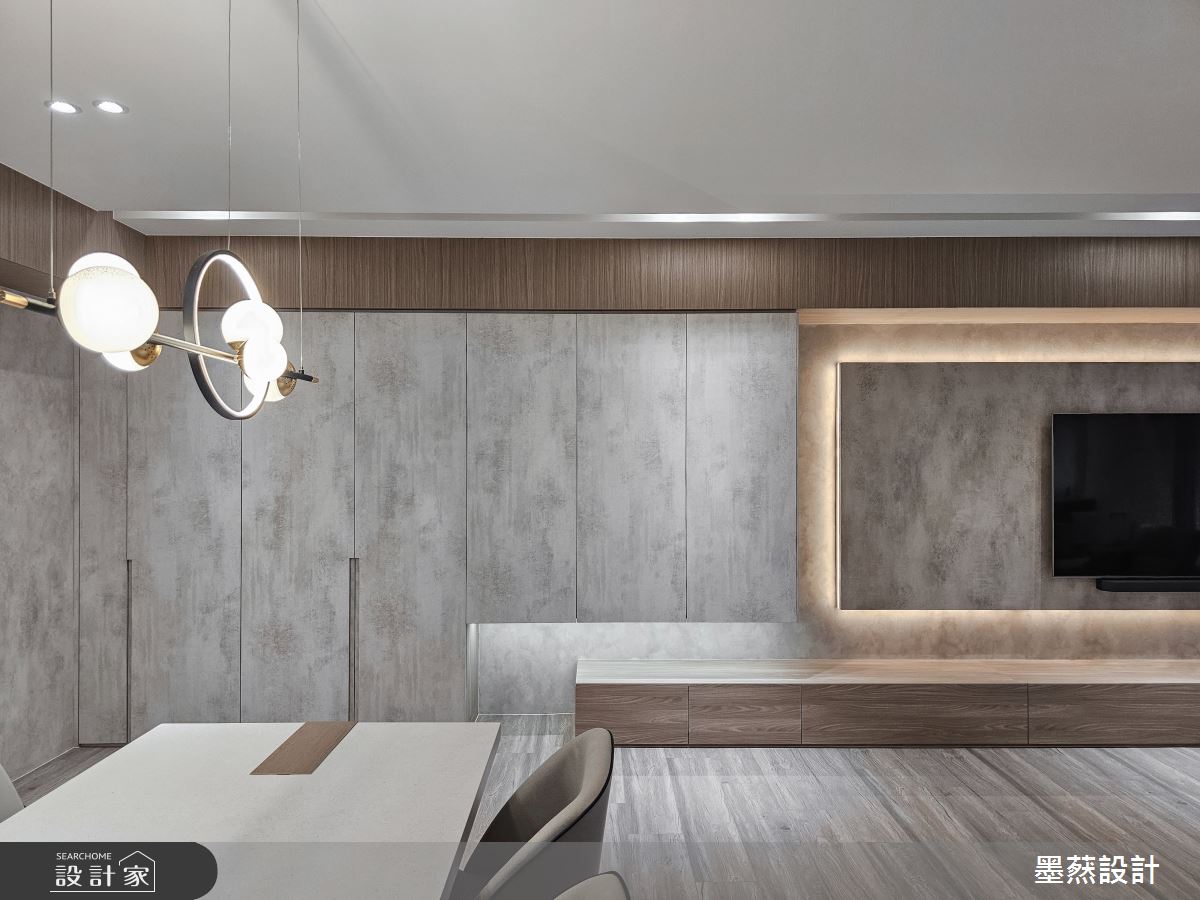 65坪毛胚屋＿現代風客廳餐廳案例圖片＿墨䔳設計/墨璞情境＿墨䔳_木白光景之4