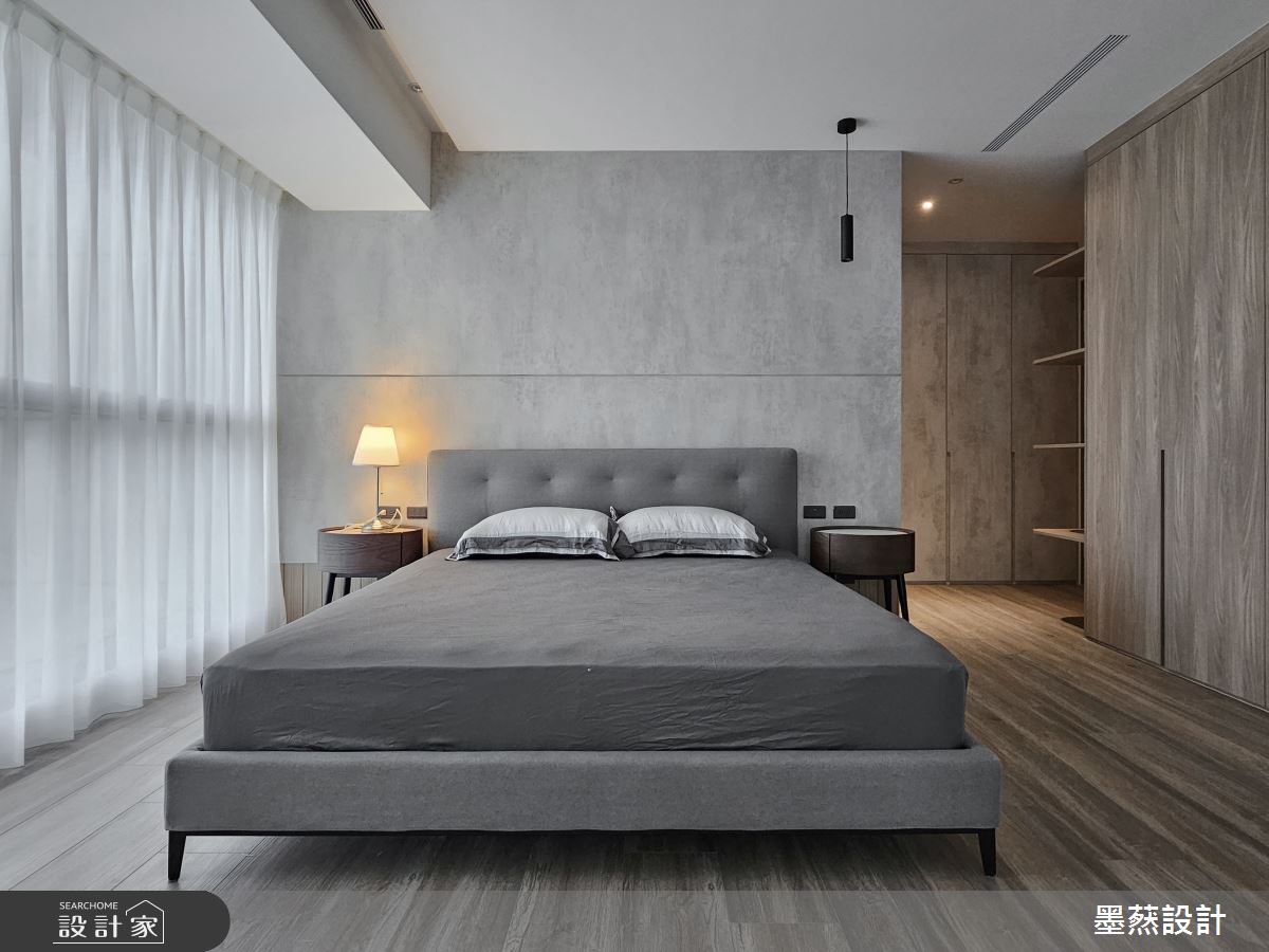 65坪毛胚屋＿現代風臥室案例圖片＿墨䔳設計/墨璞情境＿墨䔳_木白光景之189
