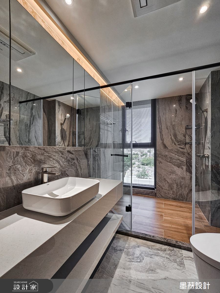 65坪毛胚屋＿現代風浴室案例圖片＿墨䔳設計/墨璞情境＿墨䔳_木白光景之15