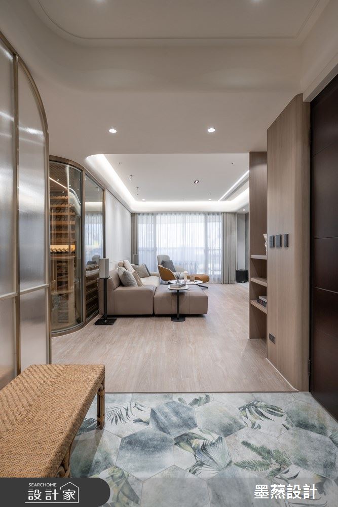 新成屋(5年以下)＿現代風玄關客廳案例圖片＿墨䔳設計/墨璞情境＿墨䔳_太子咸亨_現代風之6