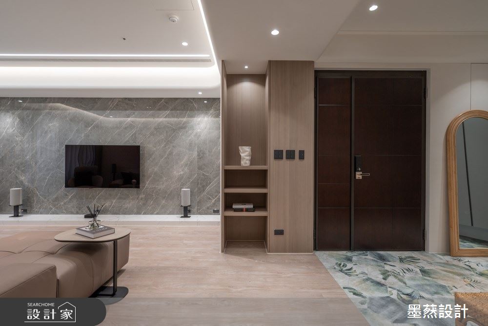 新成屋(5年以下)＿現代風玄關客廳案例圖片＿墨䔳設計/墨璞情境＿墨䔳_太子咸亨_現代風之2