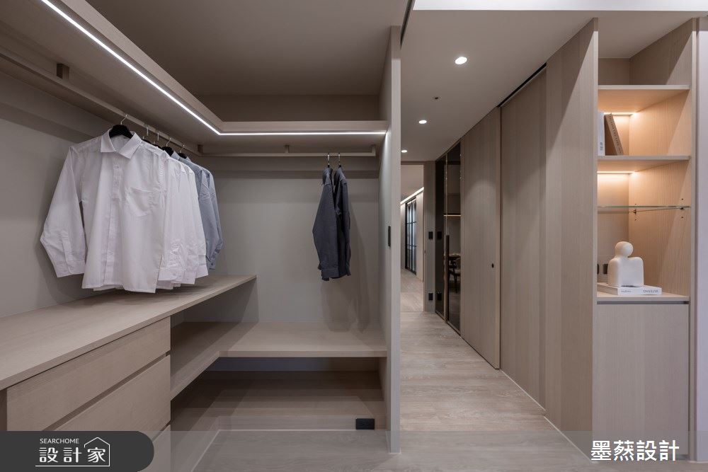 新成屋(5年以下)＿現代風更衣間案例圖片＿墨䔳設計/墨璞情境＿墨䔳_太子咸亨_現代風之34