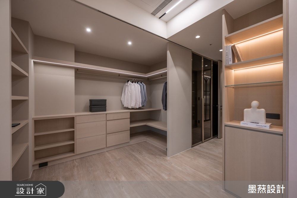 新成屋(5年以下)＿現代風更衣間案例圖片＿墨䔳設計/墨璞情境＿墨䔳_太子咸亨_現代風之37