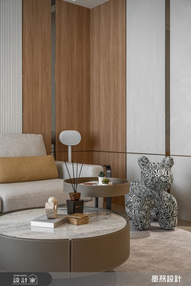 60坪新古屋(10年以下)＿混搭風客廳案例圖片＿墨䔳設計/墨璞情境＿墨䔳_青水硯之3