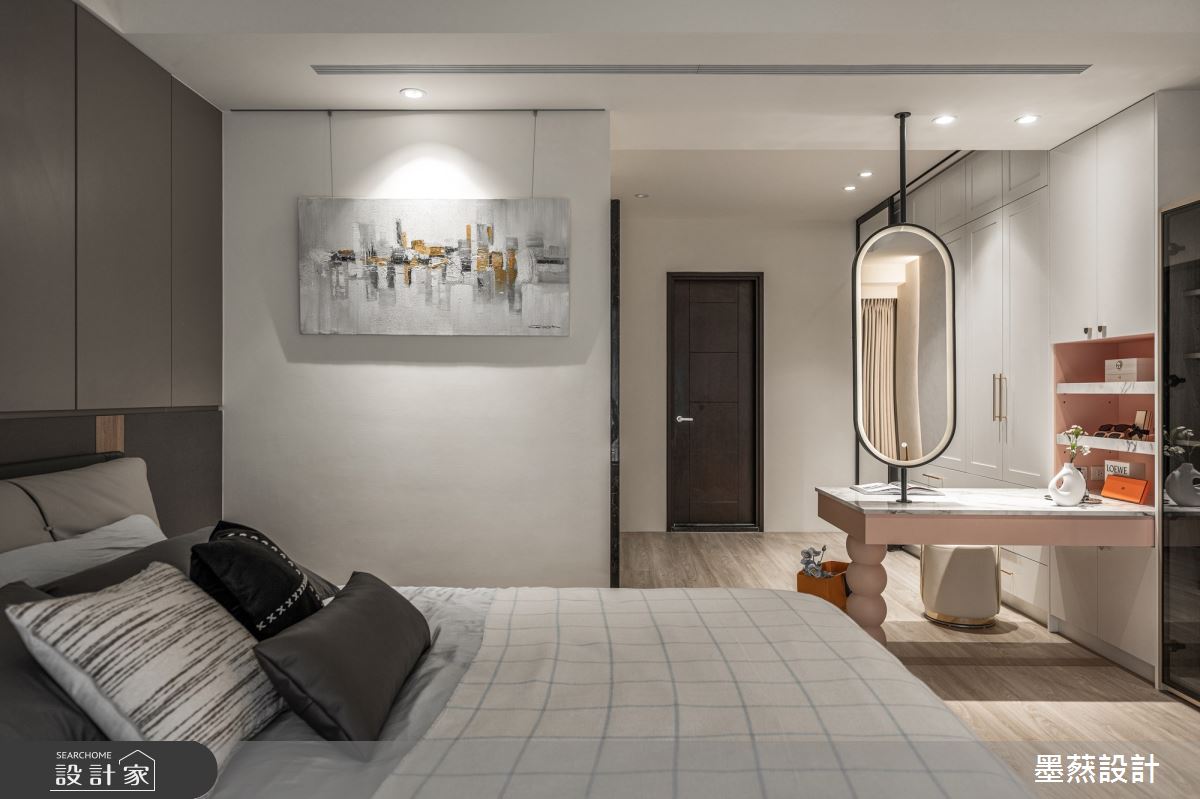 60坪新古屋(10年以下)＿混搭風臥室案例圖片＿墨䔳設計/墨璞情境＿墨䔳_青水硯之13