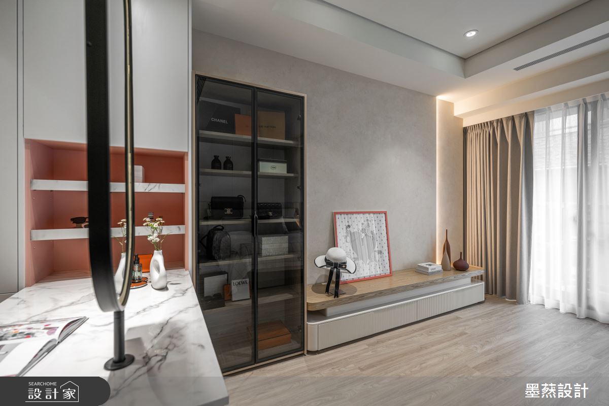 60坪新古屋(10年以下)＿混搭風臥室案例圖片＿墨䔳設計/墨璞情境＿墨䔳_青水硯之15