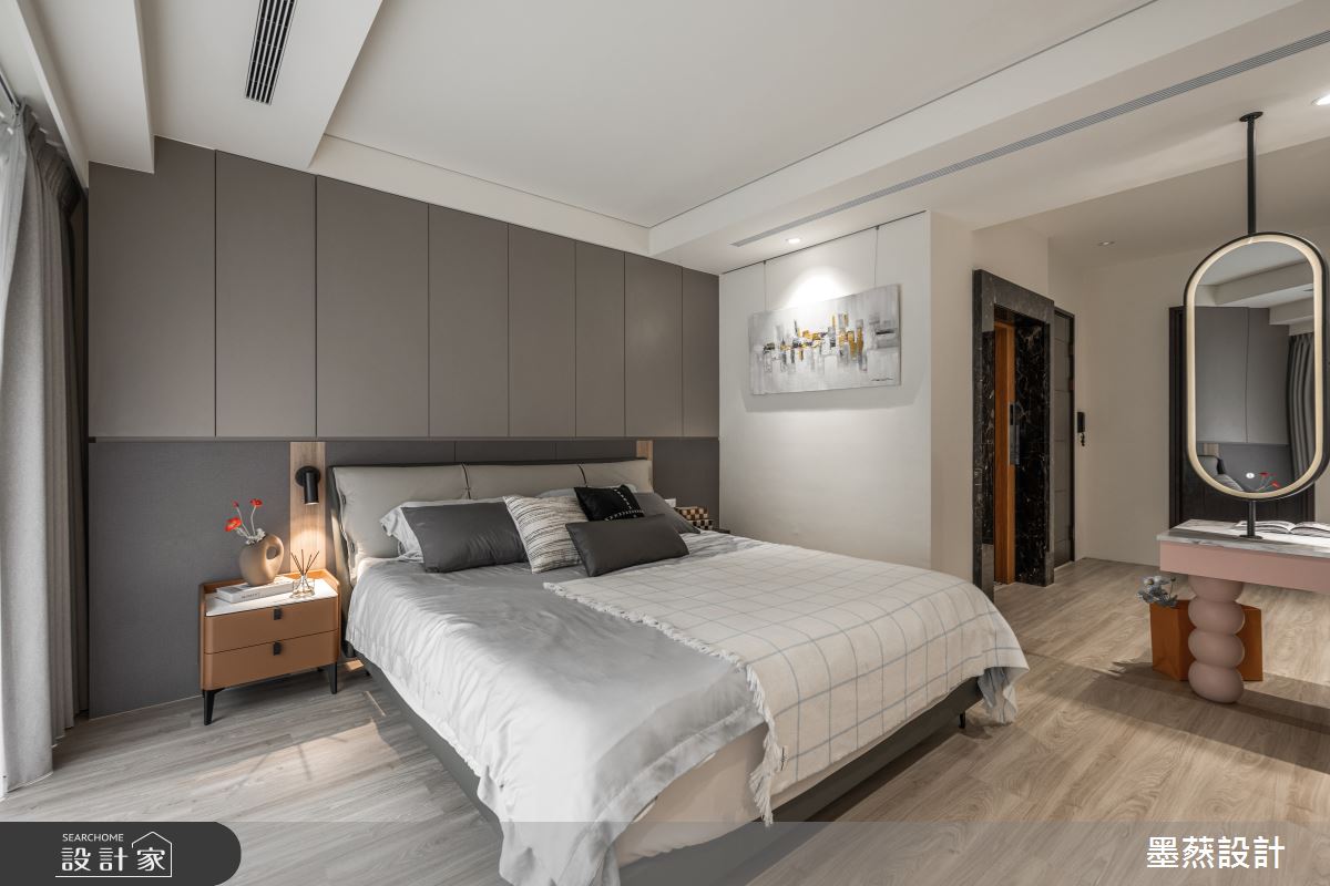 60坪新古屋(10年以下)＿混搭風臥室案例圖片＿墨䔳設計/墨璞情境＿墨䔳_青水硯之14