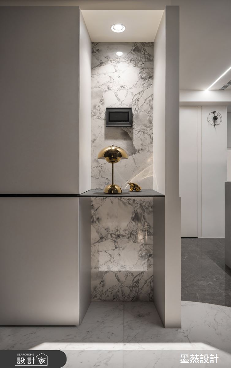25坪新成屋(5年以下)＿輕奢現代風玄關案例圖片＿墨䔳設計/墨璞情境＿墨䔳_溫莎之12