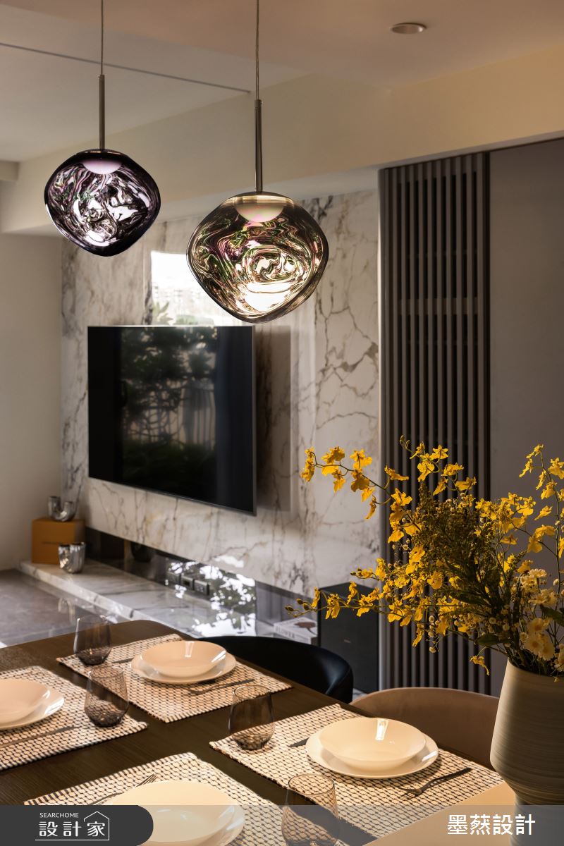 25坪新成屋(5年以下)＿輕奢現代風客廳餐廳案例圖片＿墨䔳設計/墨璞情境＿墨䔳_溫莎之10