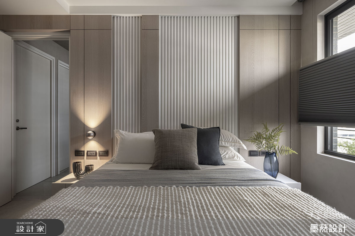 20坪新成屋(5年以下)＿現代風臥室案例圖片＿墨䔳設計/墨璞情境＿墨䔳_灰紳_華相 楓PARK之15