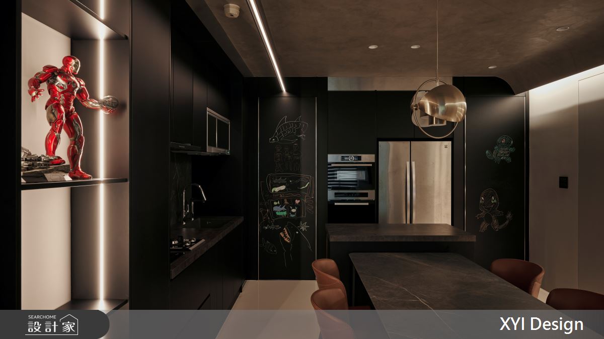 28坪中古屋(5~15年)＿現代風餐廳廚房案例圖片＿光塩良築 The Salt＿隱巷良築_童心_28坪現代風之5