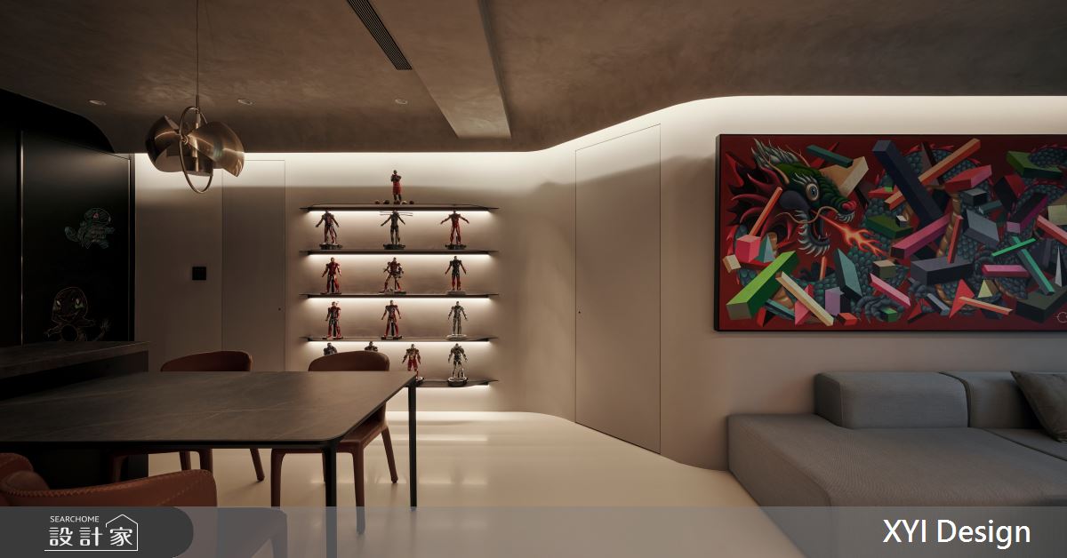 28坪中古屋(5~15年)＿現代風客廳餐廳案例圖片＿光塩良築 The Salt＿隱巷良築_童心_28坪現代風之7