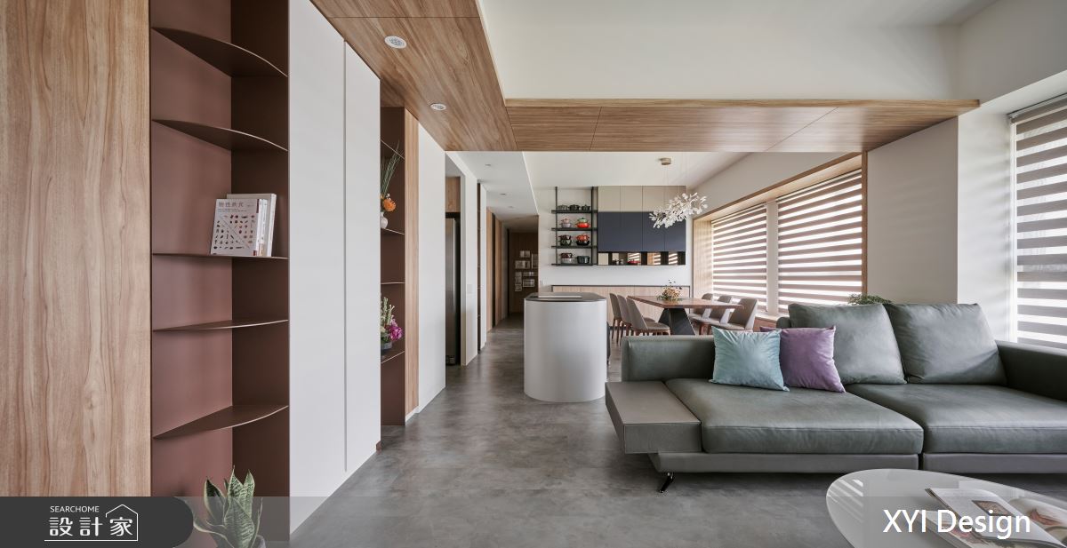 35坪新成屋(5年以下)＿現代風客廳餐廳案例圖片＿光塩良築 The Salt＿隱巷良築_輕熟之間_35坪現代風之3