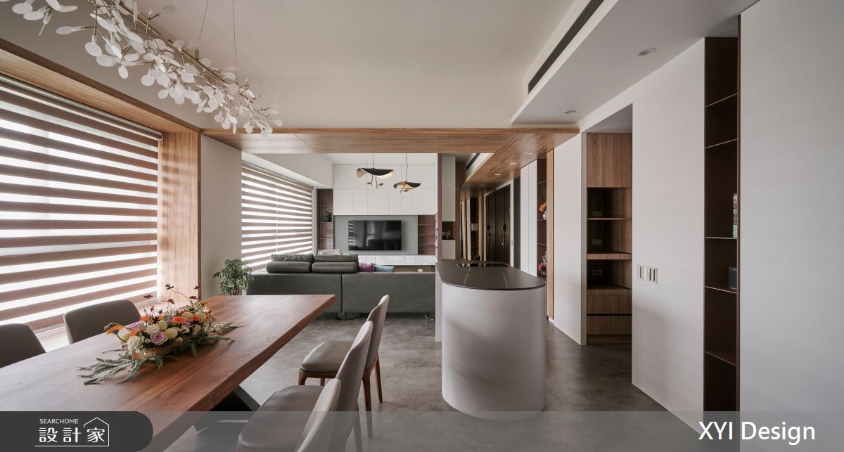 35坪新成屋(5年以下)＿現代風客廳餐廳案例圖片＿光塩良築 The Salt＿隱巷良築_輕熟之間_35坪現代風之9