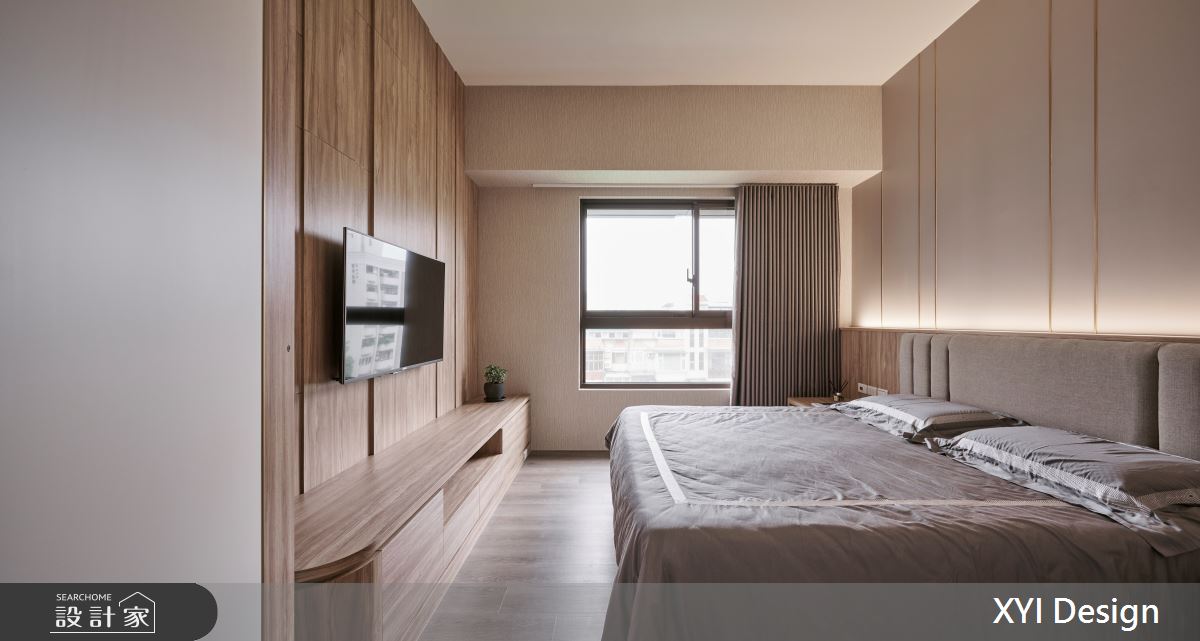 35坪新成屋(5年以下)＿現代風臥室案例圖片＿光塩良築 The Salt＿隱巷良築_輕熟之間_35坪現代風之12