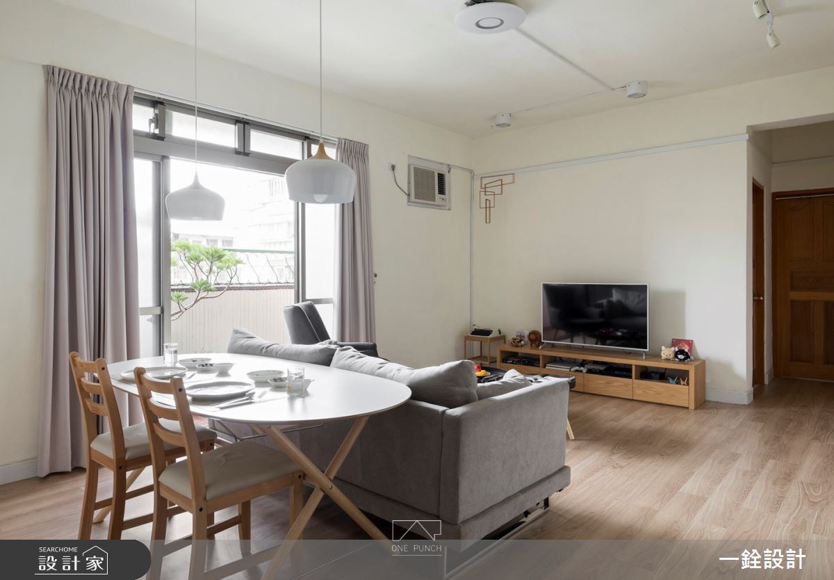 29坪老屋(31~40年)＿現代風客廳餐廳案例圖片＿一銓室內裝修設計工程有限公司＿一銓_無形之居之7