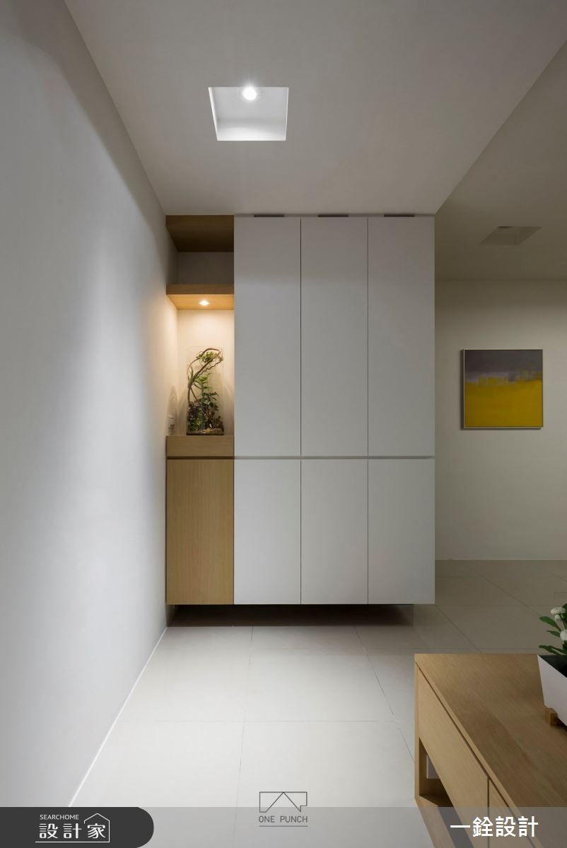 27坪中古屋(5~15年)＿現代風玄關案例圖片＿一銓室內裝修設計工程有限公司＿一銓_​日和風暖之1