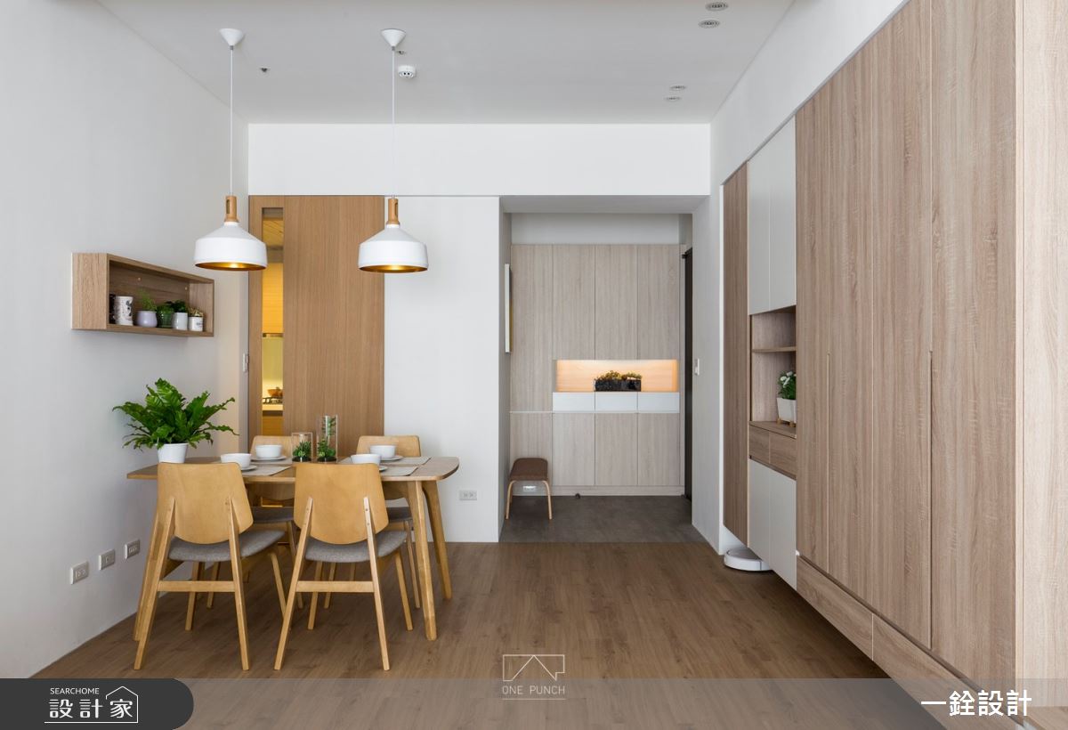 30坪新成屋(5年以下)＿北歐風玄關餐廳案例圖片＿一銓室內裝修設計工程有限公司＿一銓_​舒活光宅之5