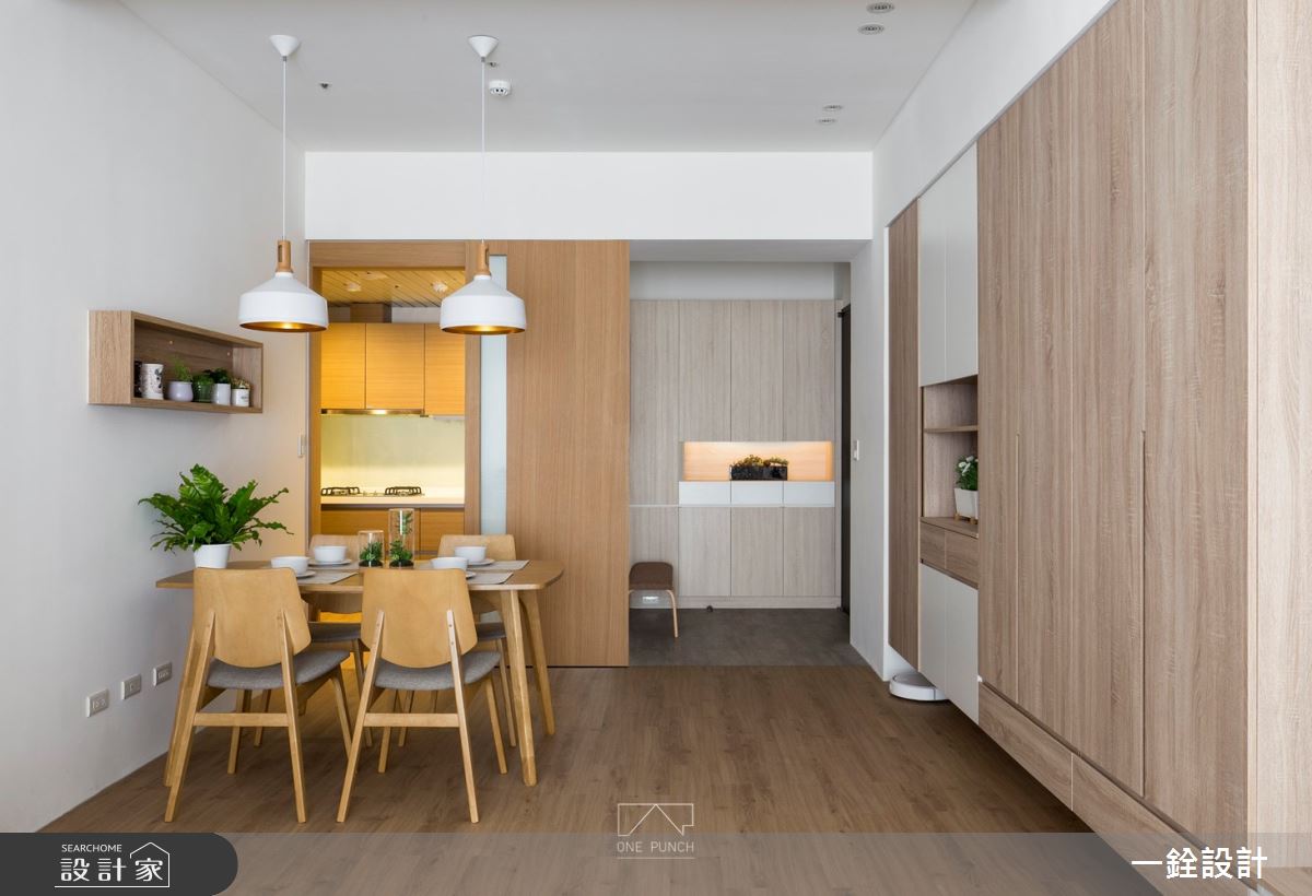30坪新成屋(5年以下)＿北歐風玄關餐廳案例圖片＿一銓室內裝修設計工程有限公司＿一銓_​舒活光宅之6
