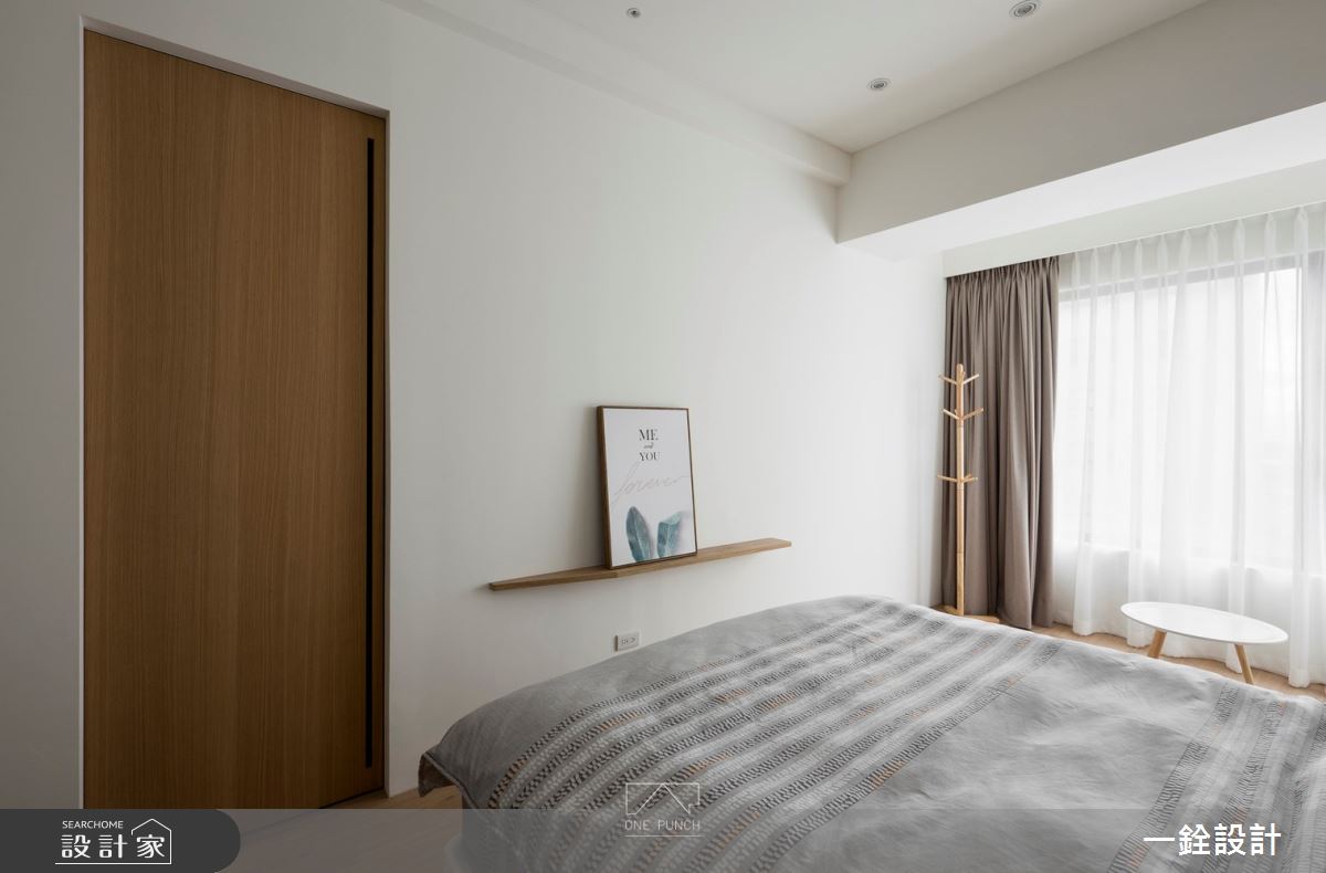 30坪新成屋(5年以下)＿北歐風臥室案例圖片＿一銓室內裝修設計工程有限公司＿一銓_​舒活光宅之7