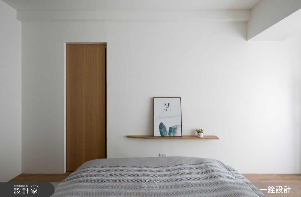 30坪新成屋(5年以下)＿北歐風臥室案例圖片＿一銓室內裝修設計工程有限公司＿一銓_​舒活光宅之8