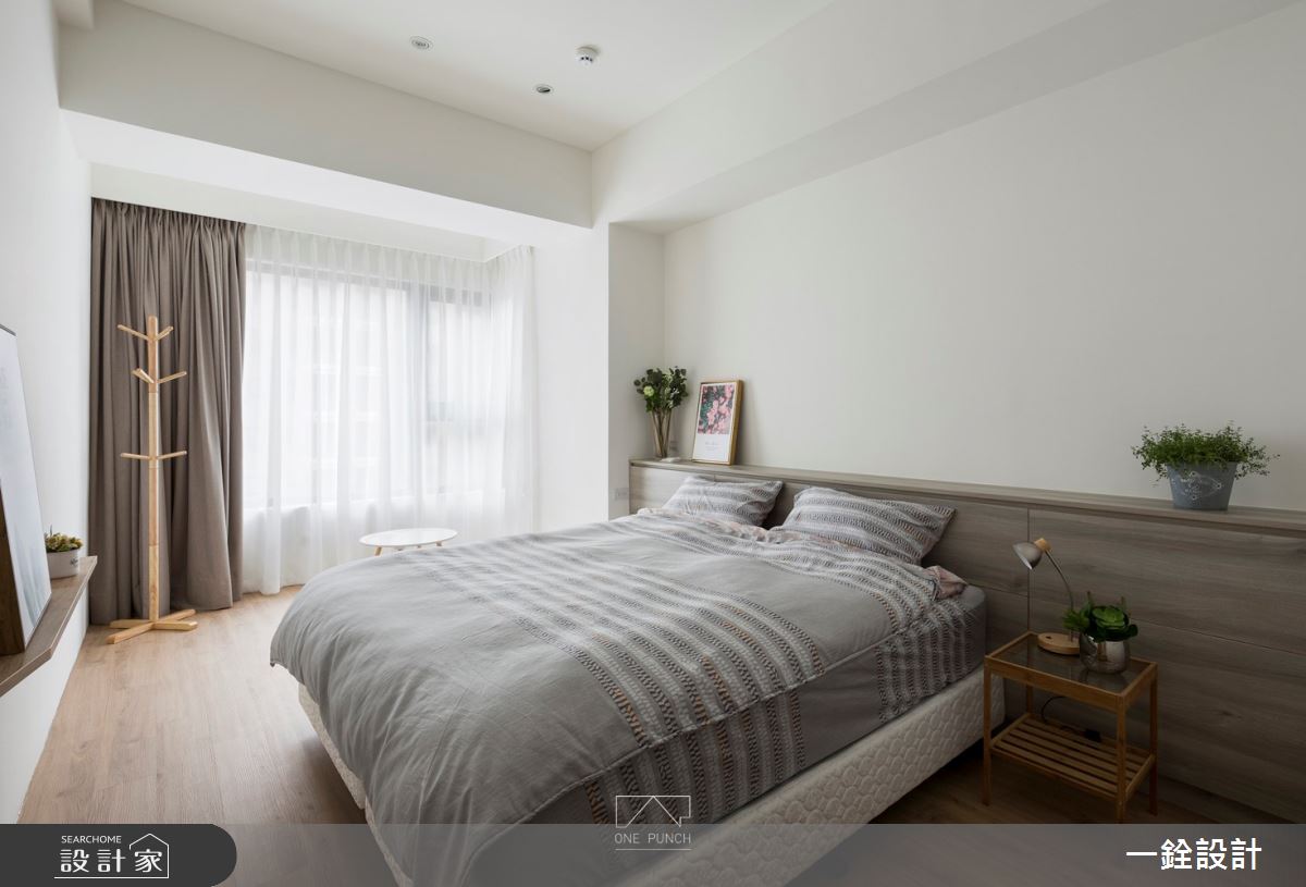 30坪新成屋(5年以下)＿北歐風臥室案例圖片＿一銓室內裝修設計工程有限公司＿一銓_​舒活光宅之9