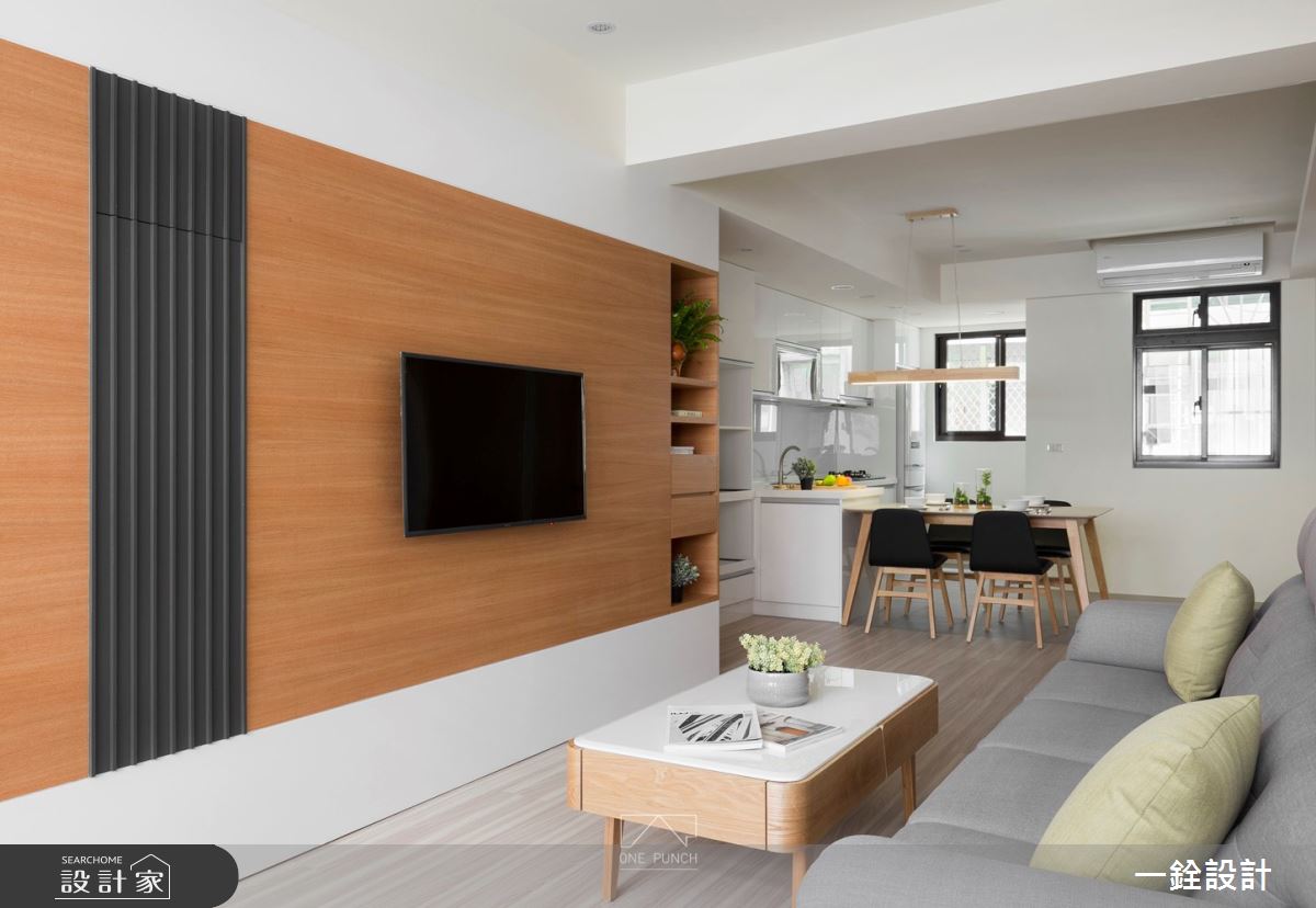 24坪老屋(31~40年)＿現代風客廳餐廳廚房案例圖片＿一銓室內裝修設計工程有限公司＿一銓_相心之2