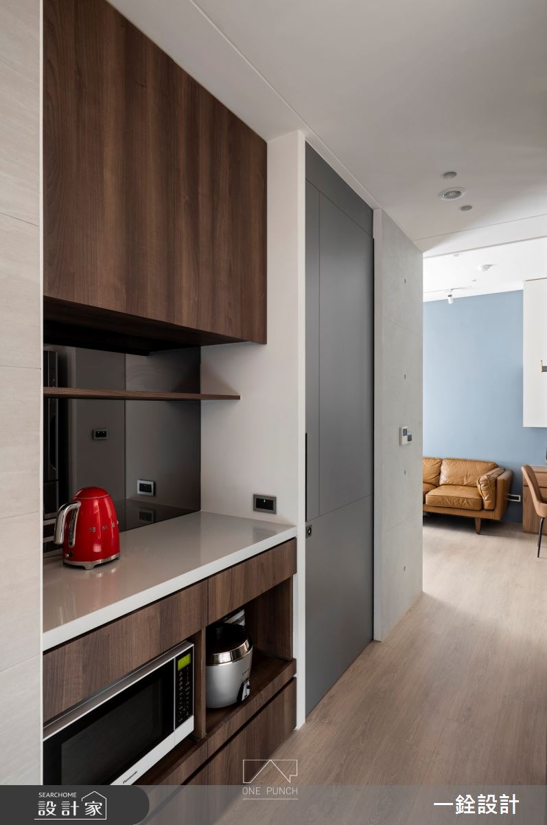 15坪新成屋(5年以下)＿現代風廚房案例圖片＿一銓室內裝修設計工程有限公司＿一銓_​寧靜如水之12